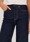 K3697 RA.ILS KOYU LACİVERT CROP JEAN