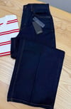 K3697 RA.ILS KOYU LACİVERT CROP JEAN