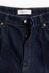 K3708 H.M KOYU LACİVERT TABA DİKİŞLİ JEAN