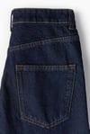 K3708 H.M KOYU LACİVERT TABA DİKİŞLİ JEAN
