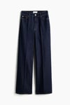 K3708 H.M KOYU LACİVERT TABA DİKİŞLİ JEAN