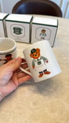 K3717 BEAR BASKILI 3 'LÜ YEŞİL SERİ MUG