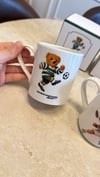 K3717 BEAR BASKILI 3 'LÜ YEŞİL SERİ MUG