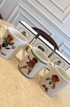 K3717 BEAR BASKILI 3 'LÜ YEŞİL SERİ MUG