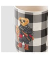 K3723 BEAR BASKILI 3 'LÜ LACİVERT  SERİ MUG