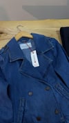 K3760 S.ONE KRUVAZE MAVİ DENİM CEKET