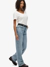 K3786 SPRDRY WİDE LEG MAVİ JEAN