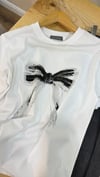 K3792 MİNT V. BASKILI BEYAZ T-SHIRT