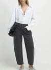 K3794 R.ISLAND ANTRASİT BARREL JEAN