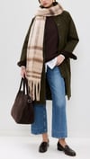 K3824 PRL ÖNDEN DÜĞMELİ MAVİ CROP JEAN