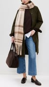 K3824 PRL ÖNDEN DÜĞMELİ MAVİ CROP JEAN