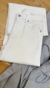 K3832 A.G BOOTCUT GENİŞ PAÇA EKRU JEAN