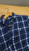 K3834 PRL RELAXED FİT LACİVERT EKOSE GÖMLEK
