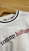 K3837 TM DOKUMA YAKA DETAYLI BEYAZ T-SHIRT