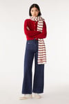 K3838 B.ASH GOLD DÜĞMELİ LACİVERT JEAN