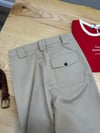 K3840 C.OS YANDAN CEPLİ CROP BEJ PANTOLON