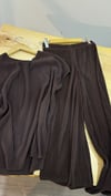 K3853 M.S AKORDİYON KUMAŞ ACI KAHVE TAKIM