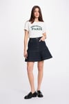 K3876 COUTRE PARİS BASKILI T-SHIRT