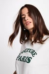 K3876 COUTRE PARİS BASKILI T-SHIRT