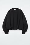 K3903 C.OS SİYAH VİSKOS SWEAT