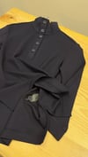 K3905 C.OS YARIM DÜĞMELİ DİK YAKA LACİVERT SWEAT