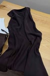 K3919 Z. TENCEL YIKAMALI ACI KAHVE ETEK
