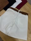 K3921 12 BEYAZ DENİM ŞORT