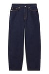 K3932 C.OS TABA DİKİŞLİ KOYU LACİVERT ANKLE JEAN