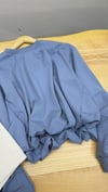K3949 C.OS MAVİ VİSKOS SWEAT