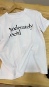 K3962 H.SH YAZI BASKILI BEYAZ T-SHIRT