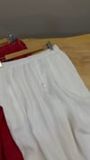 K3965 B.DG GENİŞ PAÇA KETEN PANTOLON