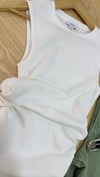 K3977 RE.IS DRAPE DETAYLI FİTİLLİ EKRU ATLET