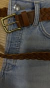 K3985 MDWL KESİK PAÇA DETAYLI MAVİ LİKRASIZ JEAN