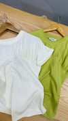 K4004 DRAPELİ BELDEN OTURTMALI T-SHIRT 