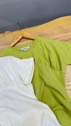 K4004 DRAPELİ BELDEN OTURTMALI T-SHIRT 