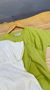 K4004 DRAPELİ BELDEN OTURTMALI T-SHIRT 
