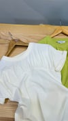 K4004 DRAPELİ BELDEN OTURTMALI T-SHIRT 