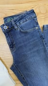 K4005 MSMSH LİKRALI MAVİ FLARE  JEAN
