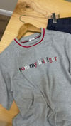 K4015 T.M NAKIŞLI GRİ T-SHIRT 