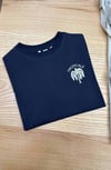 K4026 TROPİCAL NAKIŞLI ANTRASİT T-SHIRT