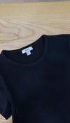K4037 RE.IS PAMUKLU SİYAH T-SHIRT
