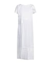 K4068 BEYAZ PİLE DETAYLI ELBİSE
