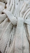 K4116 CK MAVİ NAKIŞLI UNISEX BORNOZ