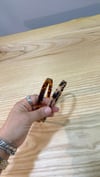 K4154 LEOPAR DESENLİ KEMİK TEKLİ TAÇ