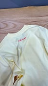 K4162 U.H MEYVE BASKILI SARI T-SHIRT