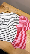 K4163 R.VED ÇİZGİLİ T-SHIRT