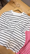 K4163 R.VED ÇİZGİLİ T-SHIRT