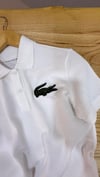 K4164 BÜYÜK LOGOLU BEYAZ POLO T-SHIRT