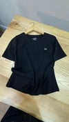 K4166 RELAXED FİT BİSİKLET YAKA PAMUKLU SİYAH T-SHIRT