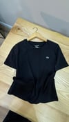 K4166 RELAXED FİT BİSİKLET YAKA PAMUKLU SİYAH T-SHIRT